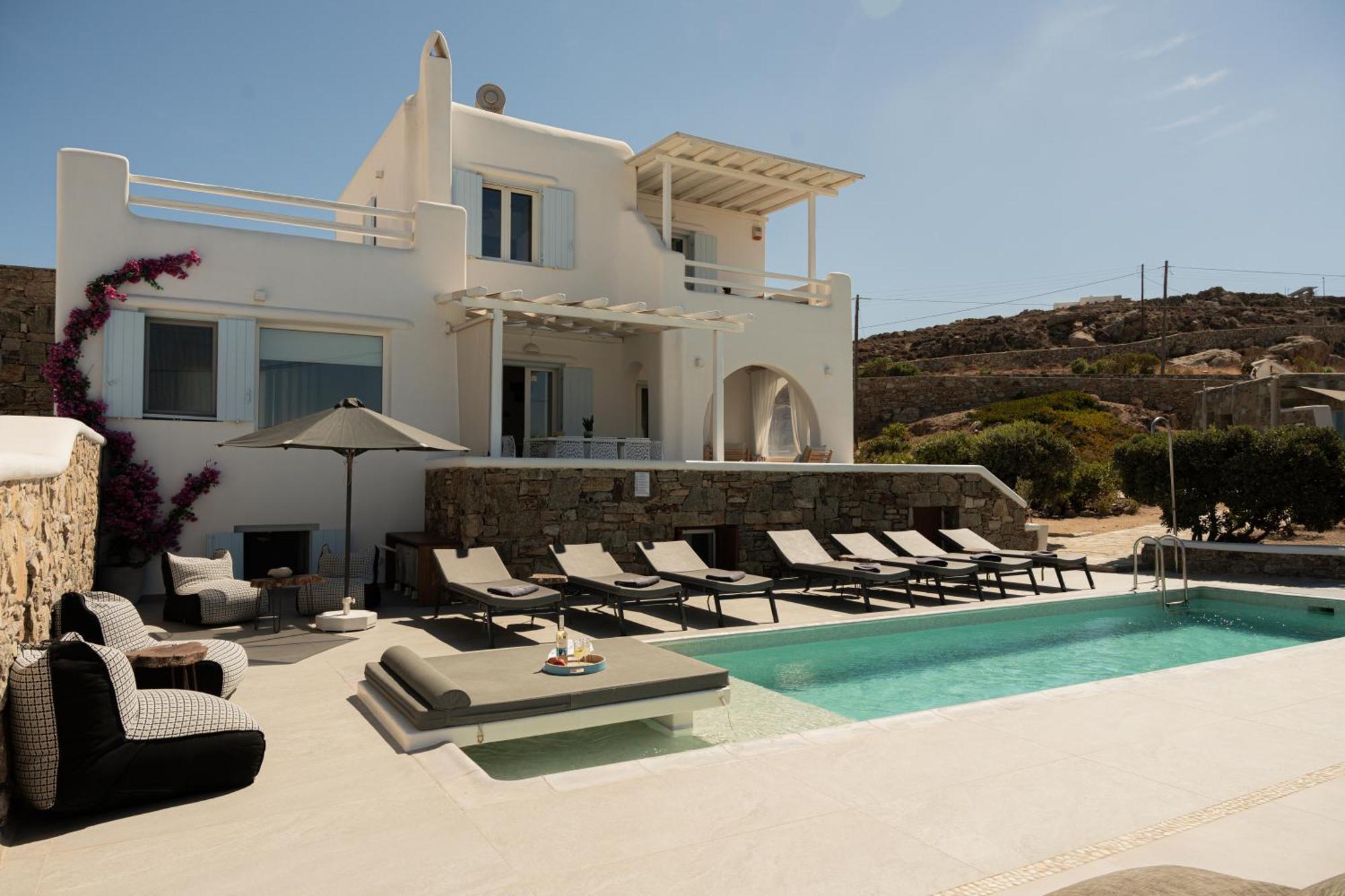 Paradisia Villas Tourlos Bagian luar foto